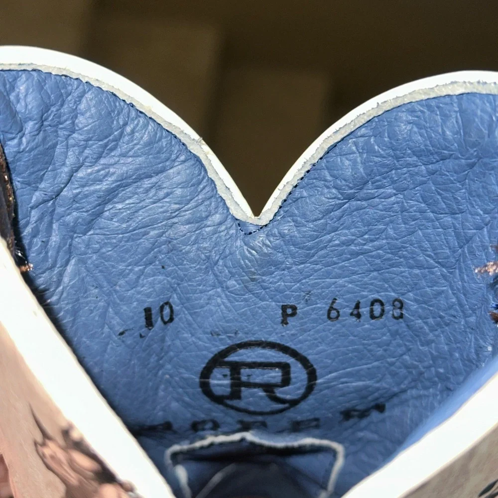 Kids Roper Cowboy Boots with Western Print - Picture 4 of 5